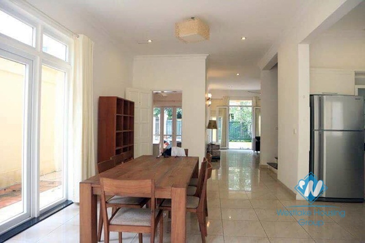 Ciputra resident - furnished 4BR house with tiled yard front & back
